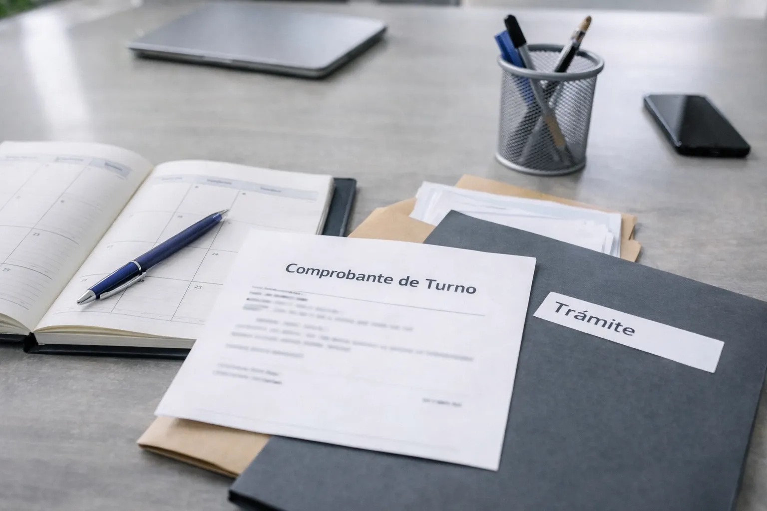 Gestión de turnos presenciales y documentación