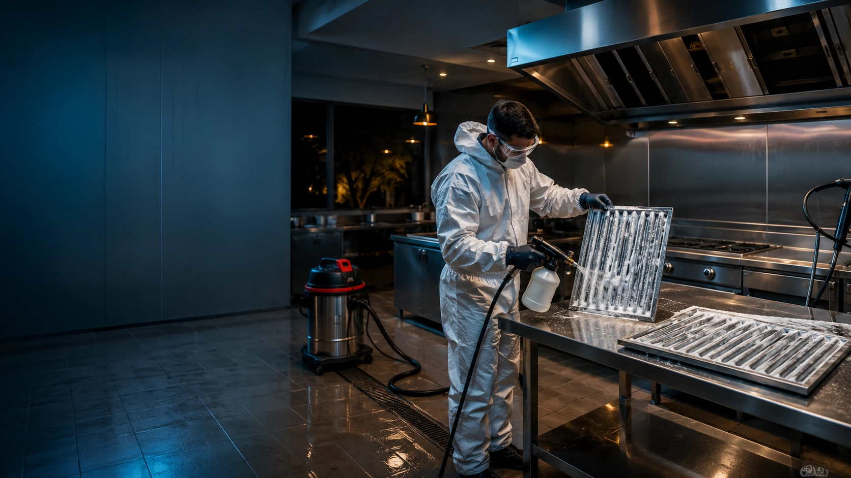 Cómo se limpia una campana de cocina industrial: técnicas, equipos y productos (Argentina)